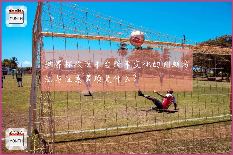世界杯投注平台赔率变化的判断方法与注意事项是什么？